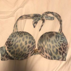 Victoria’s Secret Bombshell Push-Up Print Bikini Top in 34C